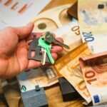 House Keys Euro Banknotes Real Estate Investment Concept